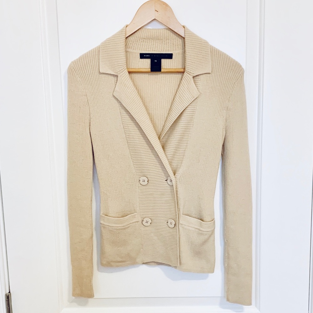 Marc By Marc Jacobs Cream Cardigan Sweater